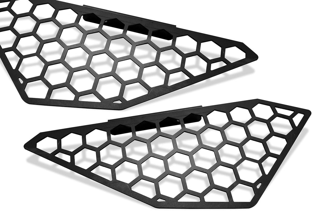 Fab Fours M2650-B Vengeance Side Light Mesh Insert Cover; Bare;