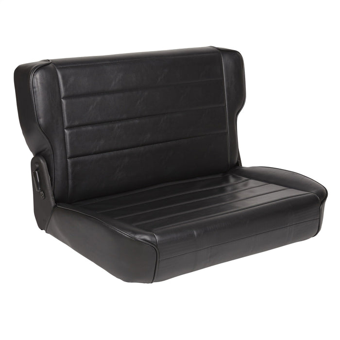 Smittybilt 41301 Rear Seat 86-95 Wrangler YJ/CJ Fold And Tumble Vinyl Black Smittybilt