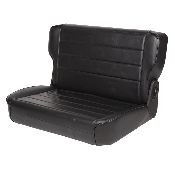 Smittybilt 41301 Rear Seat 86-95 Wrangler YJ/CJ Fold And Tumble Vinyl Black Smittybilt