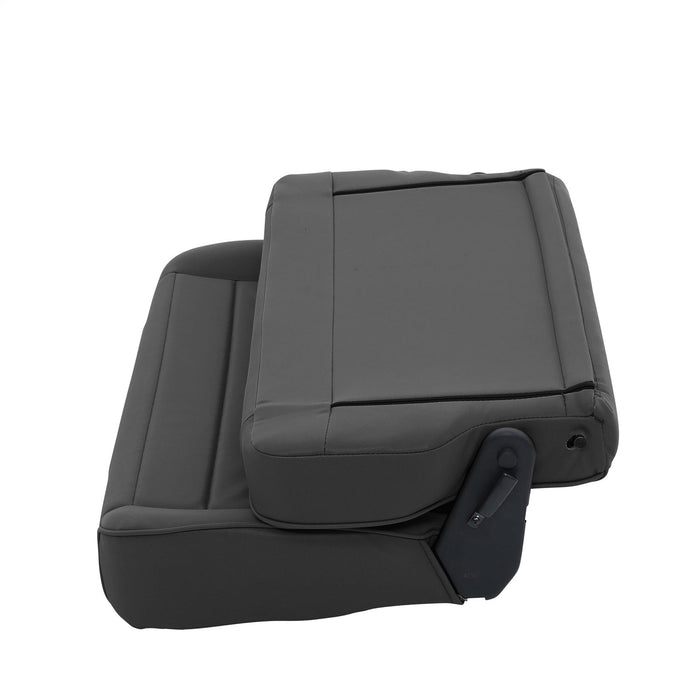 Smittybilt 41315 Rear Seat 86-95 Wrangler YJ/CJ Fold And Tumble Vinyl Denim Black Smittybilt