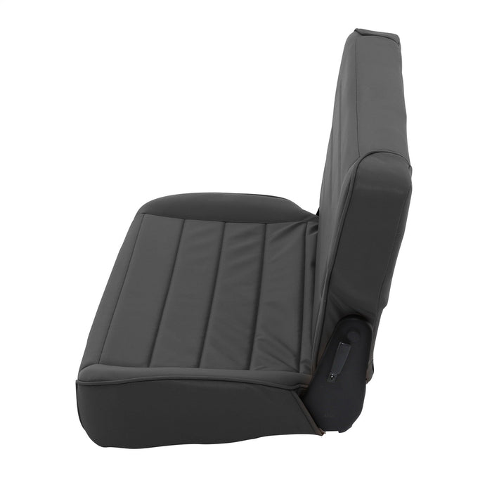 Smittybilt 41315 Rear Seat 86-95 Wrangler YJ/CJ Fold And Tumble Vinyl Denim Black Smittybilt