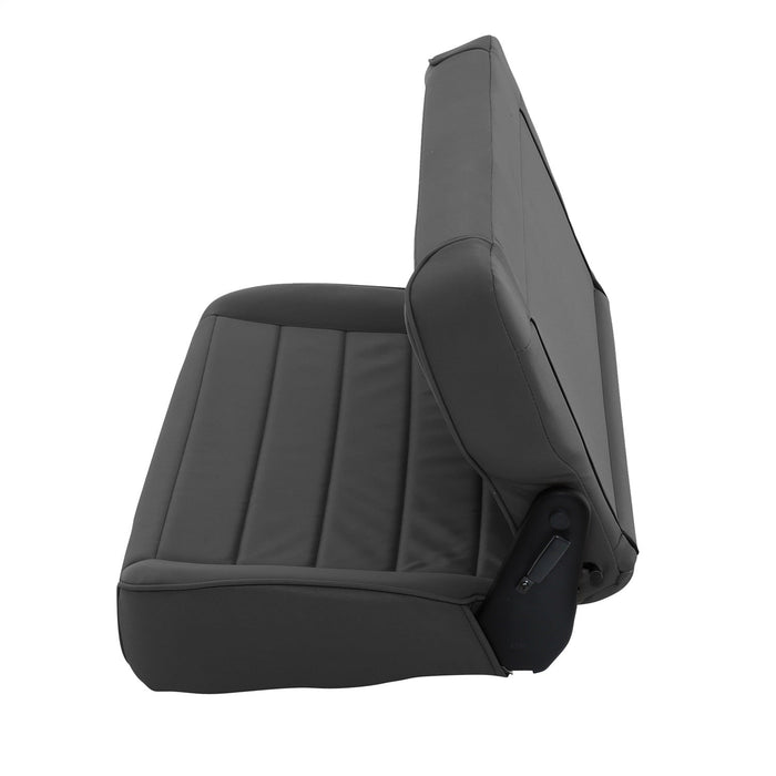 Smittybilt 41315 Rear Seat 86-95 Wrangler YJ/CJ Fold And Tumble Vinyl Denim Black Smittybilt