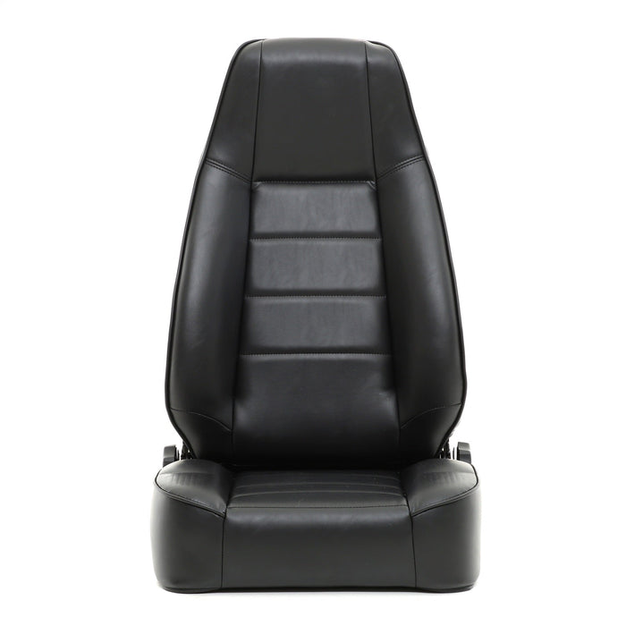 Smittybilt 45001 Front Seat Factory Style Replacement W/ Recliner 76-16 Wrangler CJ/YJ/TJ/LJ/JK Vinyl Black Smittybilt