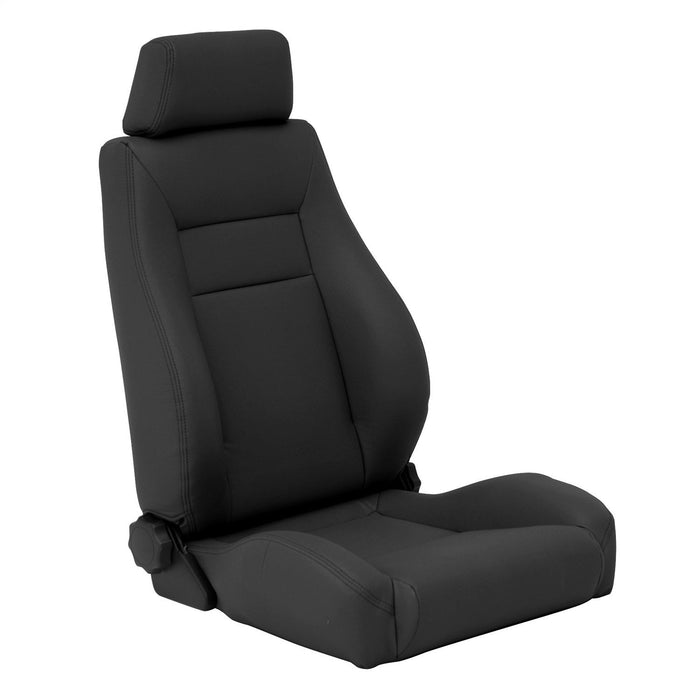 Smittybilt 49515 Front Seat Contour Sport Bucket W/ Recliner 76-16 Wrangler CJ/YJ/TJ/LJ/JK Black Denim Smittybilt