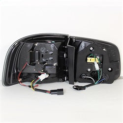 Spyder Auto 5042699 LED Tail Lights; Uses Stock Bulbs; Pair; Black;