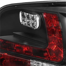 Spyder Auto 5042699 LED Tail Lights; Uses Stock Bulbs; Pair; Black;