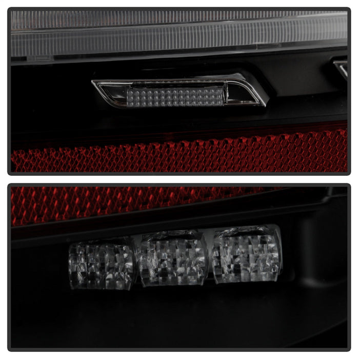 Spyder Auto 5086846 LED Tail Lights; Smoke; w/Sequential Signal;