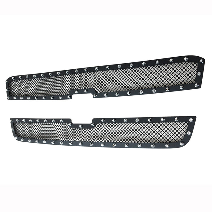 Paramount Automotive 46-0711 Evolution Grille; Stainless Steel; Black; [Available While Supplies Last];