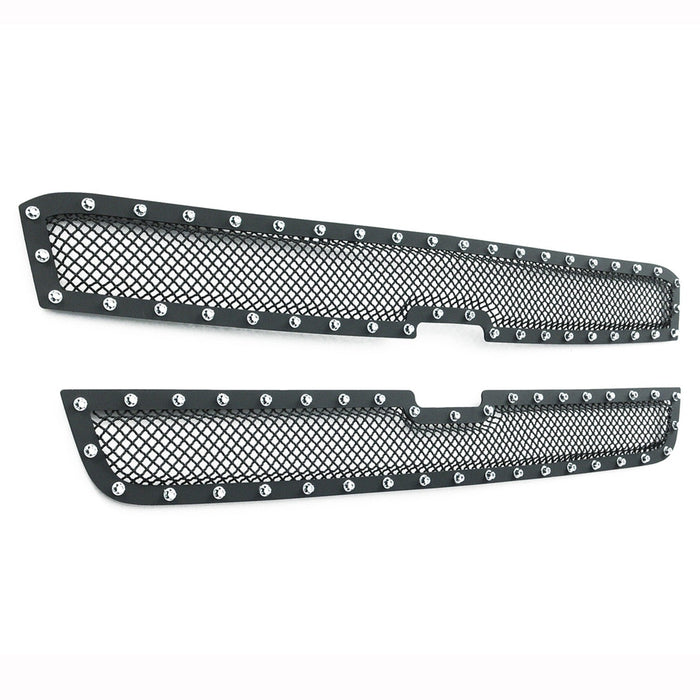 Paramount Automotive 46-0711 Evolution Grille; Stainless Steel; Black; [Available While Supplies Last];
