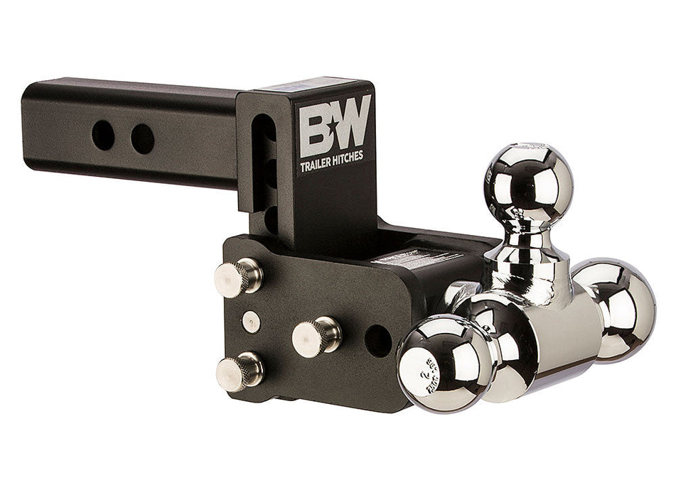 B&W Trailer Hitches TS10047B 2" Tow & Stow 3" Drop Triball Black