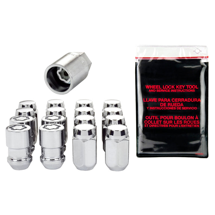 McGard 84457 Cone Seat Exposed Style Wheel Installation Kit-Chrome