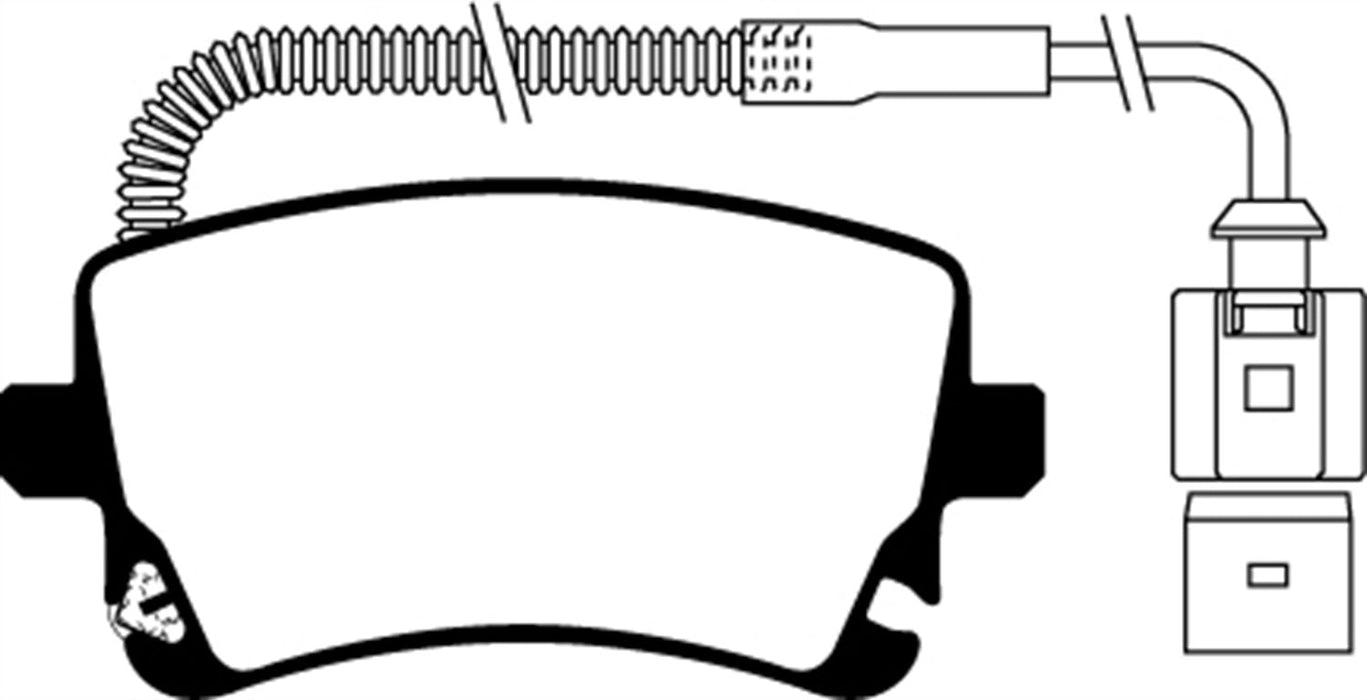 EBC Brakes DP21470 Greenstuff 2000 Series Sport Brake Pads