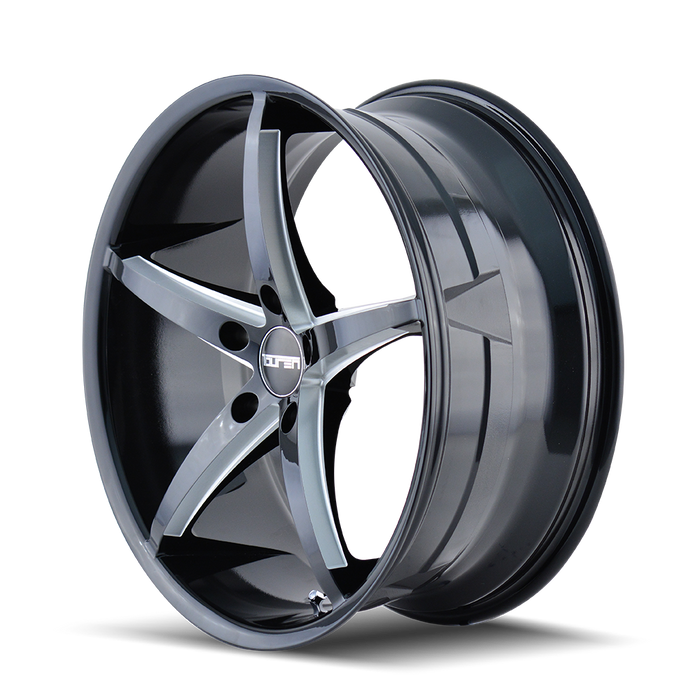 TOUREN 3270-7710B TR70 (3270) BLACK/MILLED SPOKES 17X7.5 5-110 40MM 72.62MM