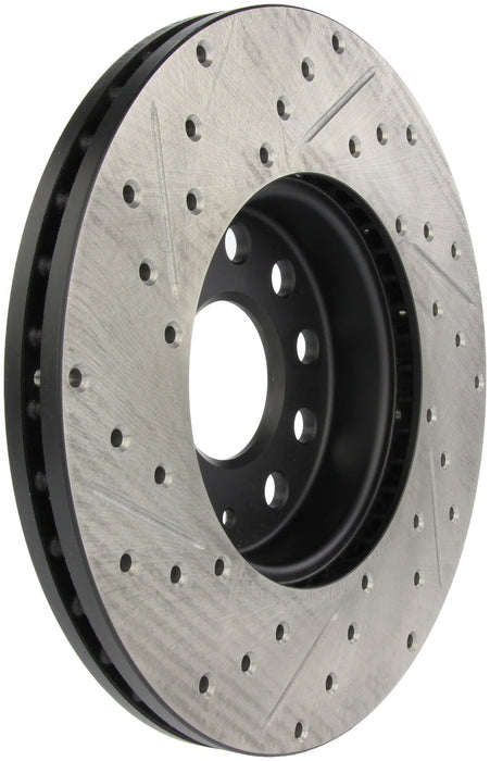 StopTech 127.33110L StopTech Sport Drilled/Slotted Brake Rotor; Front and Rear Left