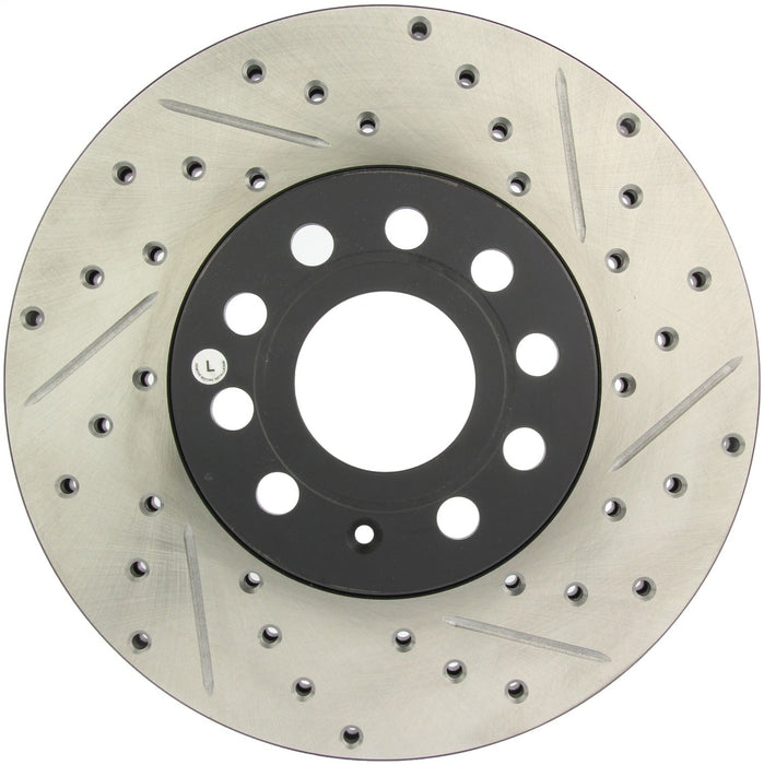 StopTech 127.33110L StopTech Sport Drilled/Slotted Brake Rotor; Front and Rear Left