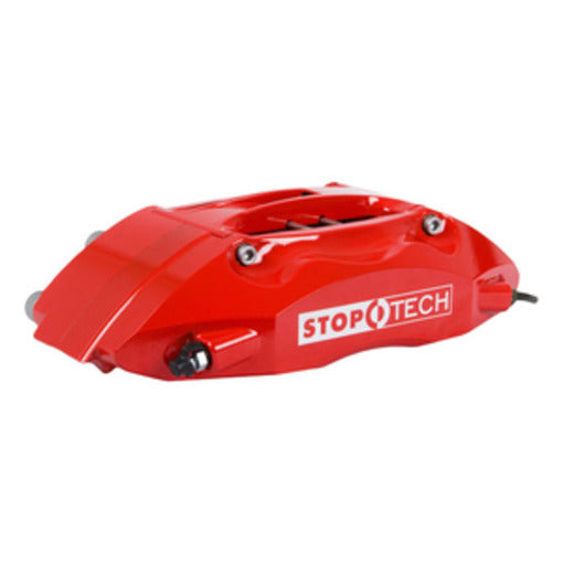 StopTech 83.836.4600.71 StopTech Big Brake Kit; Red Caliper; Drilled Two-Piece Rotor; Front