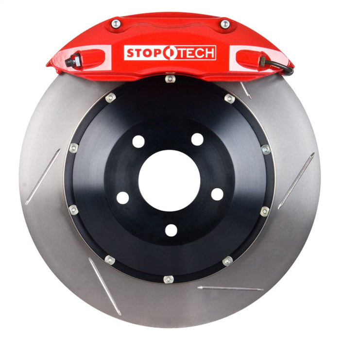 StopTech 83.836.4600.71 StopTech Big Brake Kit; Red Caliper; Drilled Two-Piece Rotor; Front