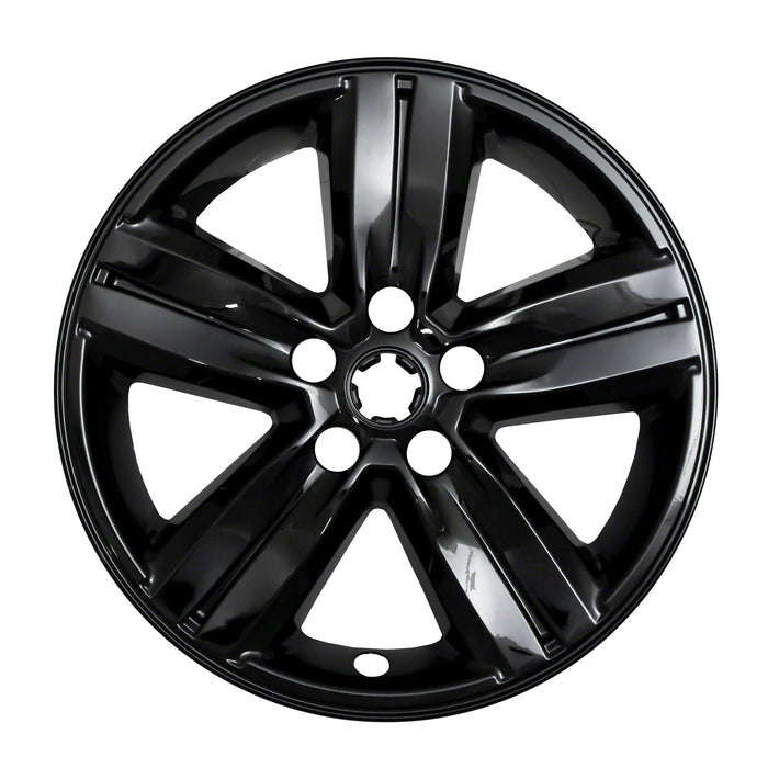 Coast To Coast IWCIMP437BLK 16 Inch; 5 Spoke; Gloss Black; Plastic; Set Of 4