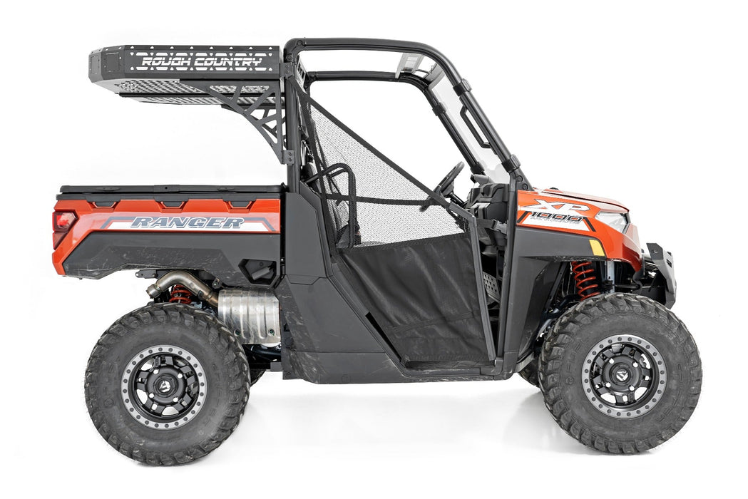 Rough Country 93057 Polaris Rear Cargo Rack w/ Cube Lights (19-20 Ranger 1000XP)