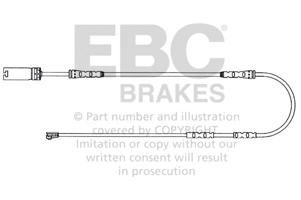 EBC Brakes EFA138 Brake Wear Lead Sensor Kit