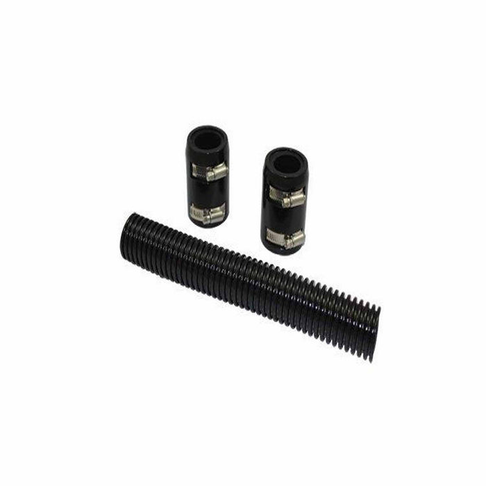 SpeedFx 6451 Black Stainless Steel 12 Inch Length Includes Alum Caps