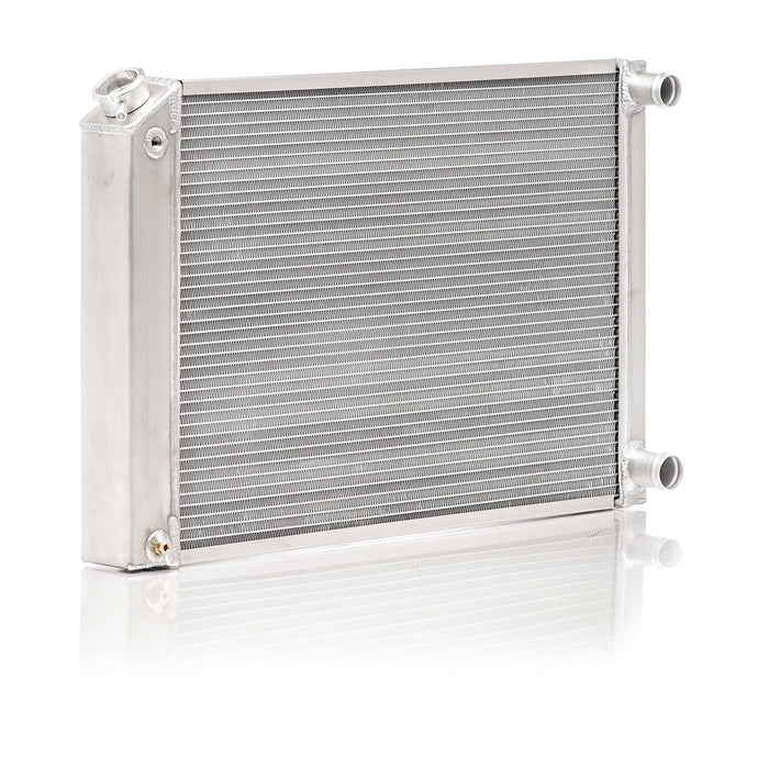 Be Cool 35203 Radiator Dual Pass w/Dual 1 Inch Core 28.75 Inch x 19.50 Inch for LS Swap Qualifier Natural Finish Be Cool Radiator