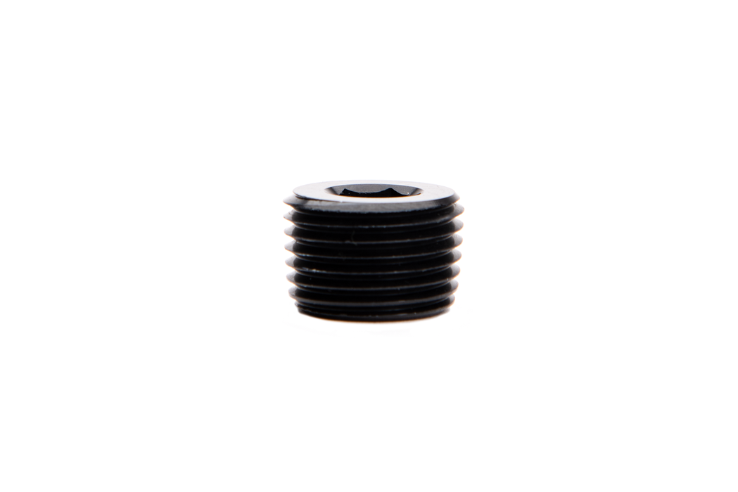 Fleece Performance FPE-NPT-14 1/4 Inch NPT Hex Socket Plug Black Fleece Performance