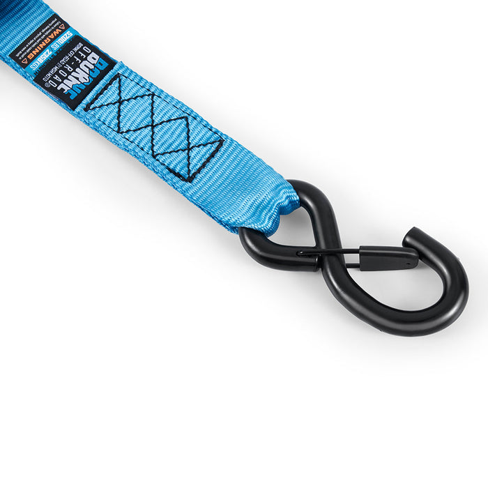 Mishimoto BNRTC-TDHD-4BL Borne Off-Road Heavy-Duty Ratchet Tie-Down Kit (4-pack), Blue