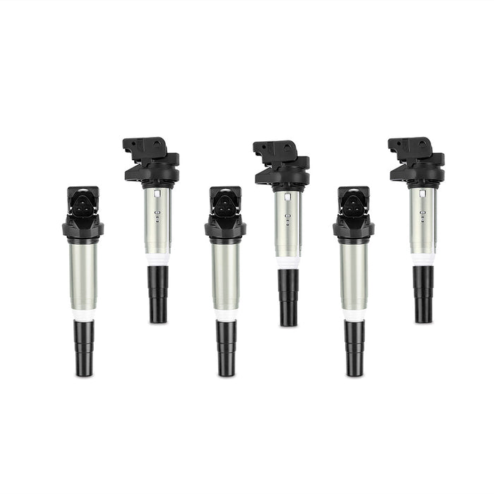 Mishimoto MMIG-BMW-0206 Ignition Coil, fits BMW M54, N20, N52, N54, N55, N62, S54, S62 2002+, Set of 6