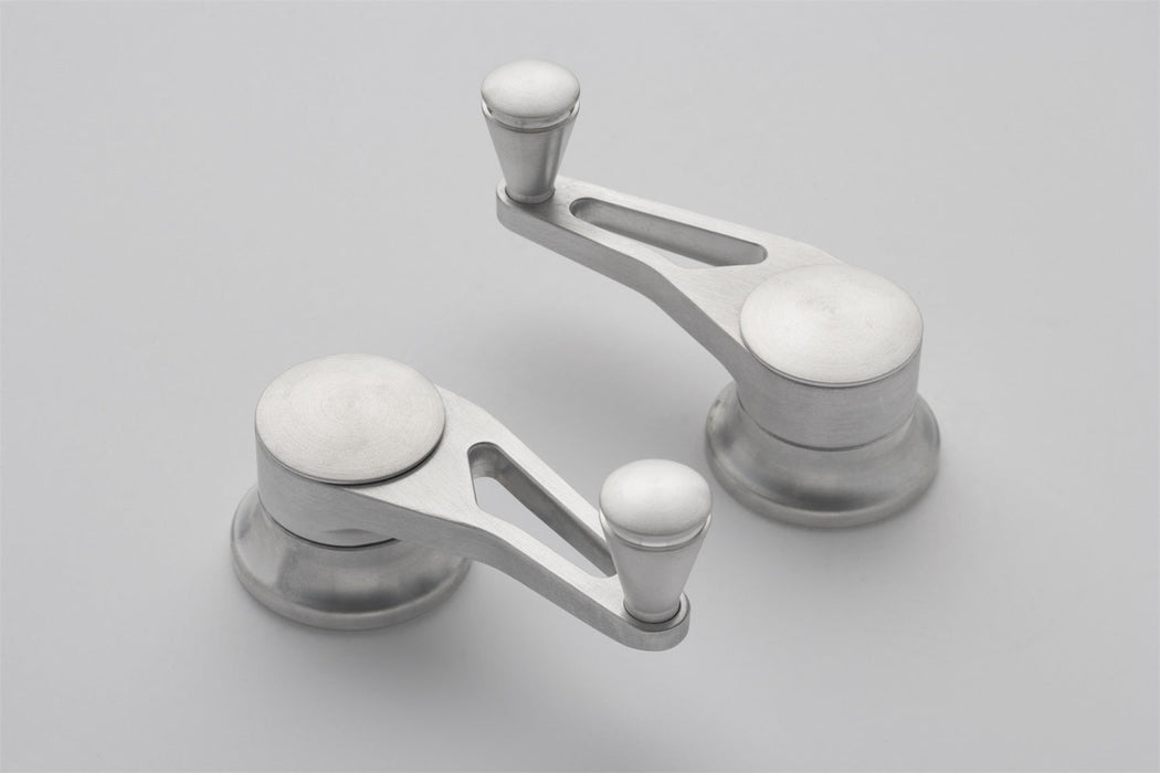 Lokar IDH-2022 Vent Window Crank; Billet Aluminum; Brushed Finish; Pair;