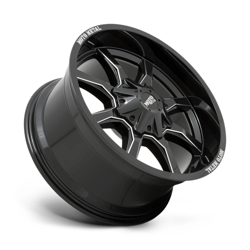 Moto Metal MO970810353B24N MO970 18X10 5X5.0/5.5 G-BLK MILL SPK -24MM