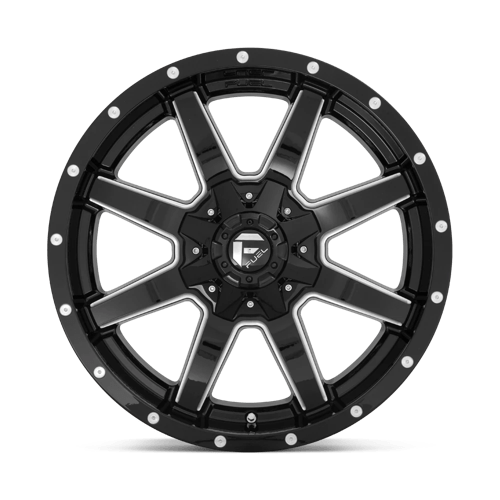 Fuel 1PC D61017909850 D610 17X9 6X135/5.5 GL-BLK-MIL 01MM