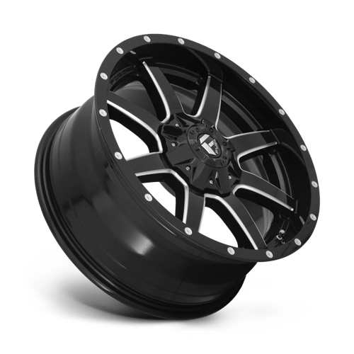 Fuel 1PC D61017909850 D610 17X9 6X135/5.5 GL-BLK-MIL 01MM
