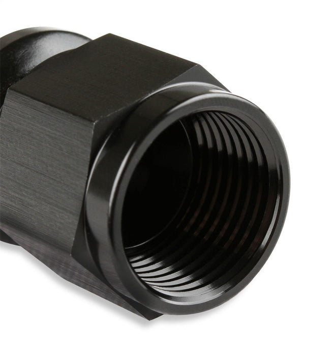 Mr Gasket 200110-BL Push-On Hose End; Straight; -10AN; Anodized Black;