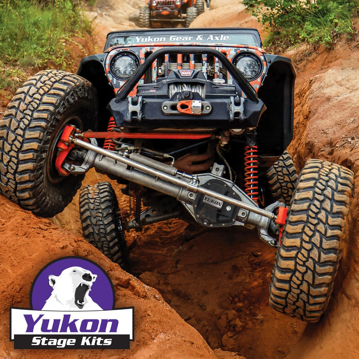 Yukon Gear YGK065STG3 Stage 3 Re-Gear Kit upgrades front/rear diffs; 28 spl; incl covers/fr axles
