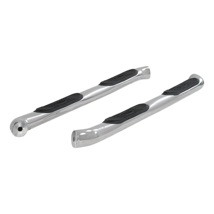 ARIES 202019-2 3in. Round Polished Stainless Side Bars; Select Toyota Highlander