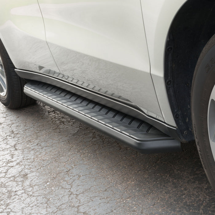 ARIES 2051970 AeroTread 5in. x 70in. Black Stainless Running Boards (No Brackets)