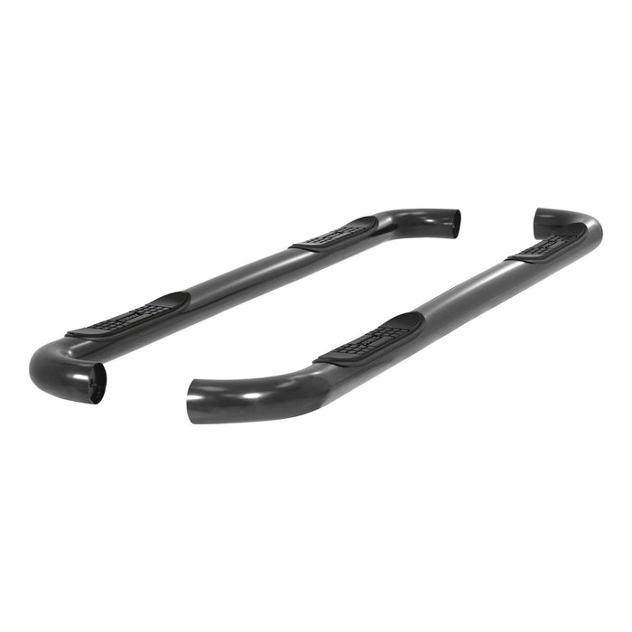 ARIES 213006 3in. Round Black Stainless Side Bars; Select Ford Excursion; F-250; F-350