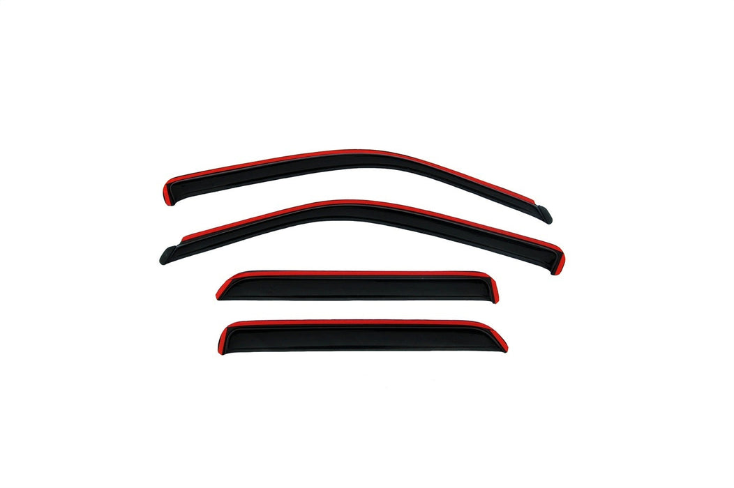 Auto Ventshade (AVS) 194555 Ventvisor® In-Channel Deflector 4 pc.; Smoke;