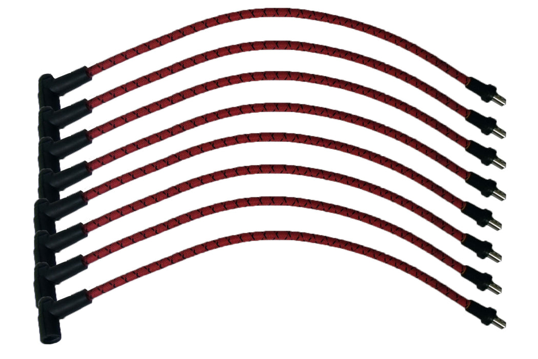 Taylor Cable 73051-C4R 7mm Spiro-Pro Cloth Ignition Wire Set