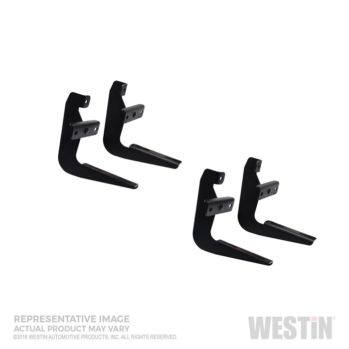 Westin 27-1445 Running Board Mount Kit; Black Finish;