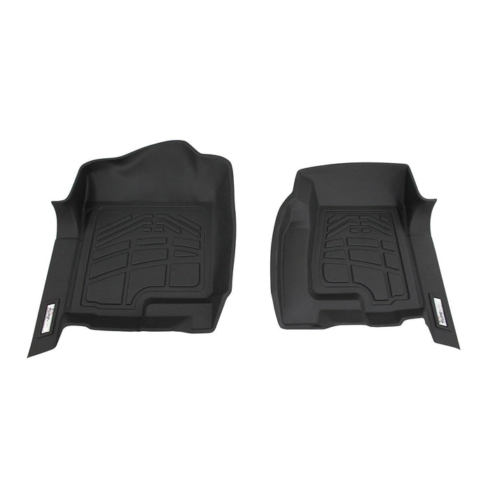 Westin 72-110030 Sure-Fit Floor Liner; Black; Front; 2 pc.;