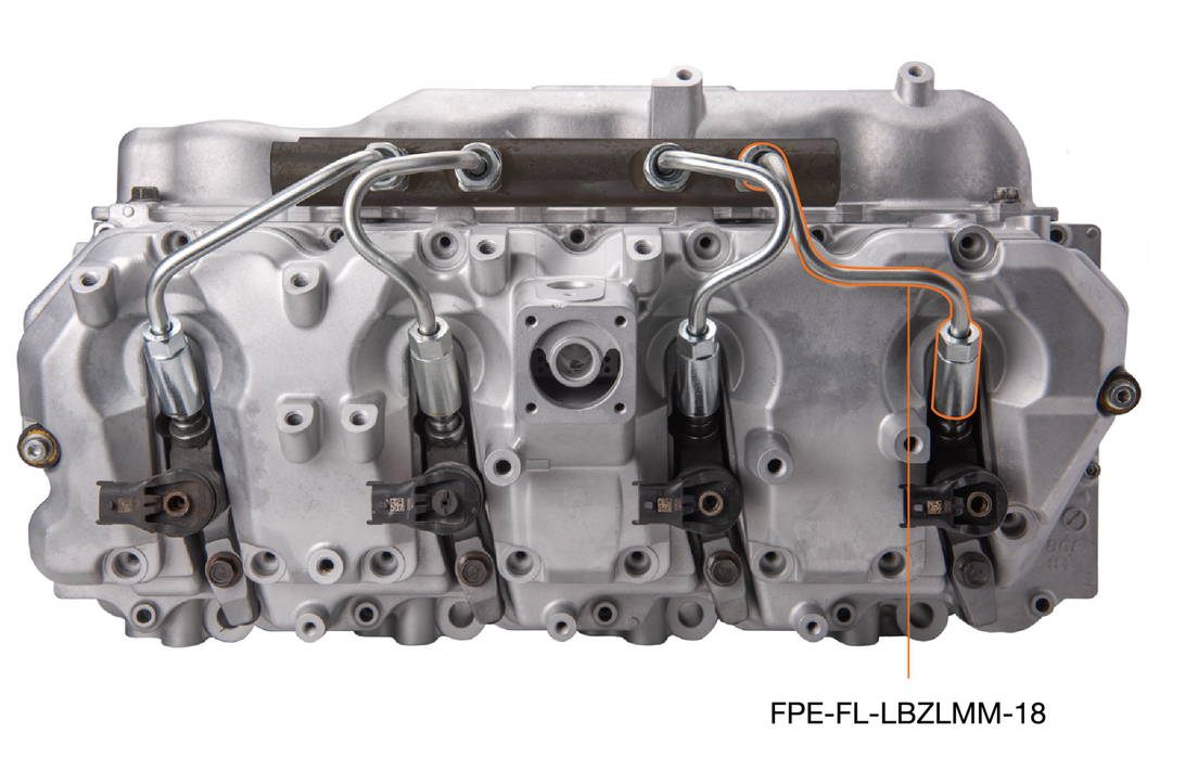 Fleece Performance FPE-FL-LBZLMM-18 LBZ/LMM Duramax High Pressure Injection Line (Number 1 and Number 8) Fleece Performance