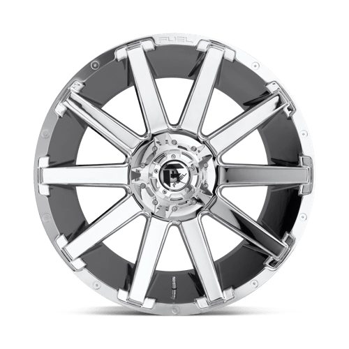 Fuel 1PC D61422001847 D614 22X10 8X180 CHR-PLATED -18MM