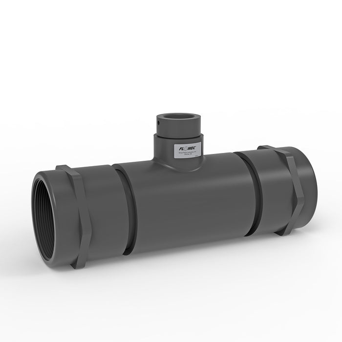 Replacement Threaded PVC Tee for FLOMEC AQUAsonic Series Flow Meters