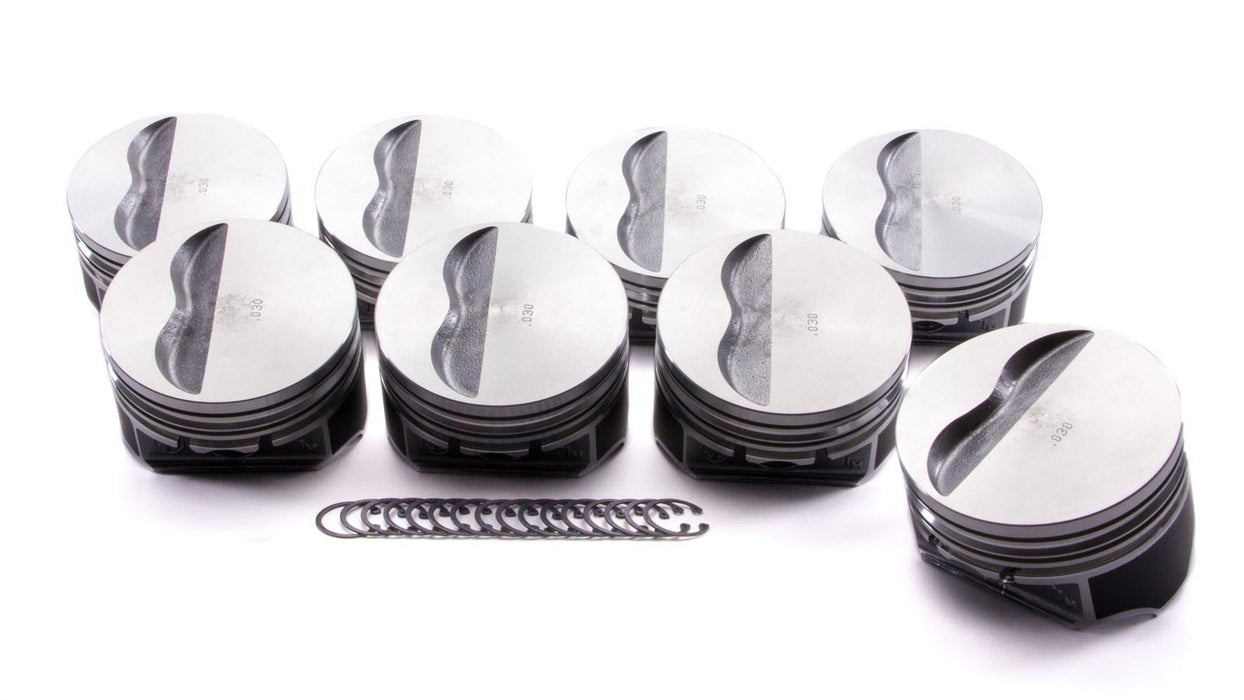 KB PERFORMANCE PISTONS 9902HC.060 SBC Flat Top Piston Set 4.060 Bore -5cc